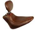 Mustang Wide Tripper Solo Seat with Backrest 13" brown  - 537439