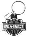 Harley-Davidson Schlüsselanhänger Bar & Shield grau  - PC4496