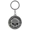 Harley Davidson Keychain Domed Skull Metal  - PC4535