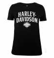 H-D Motorclothes Harley-Davidson Damen T-Shirt Arrange schwarz  - R0040852V