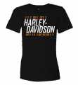 H-D Motorclothes Harley-Davidson women´s T-Shirt Super Name black  - R0040892V