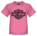 Harley-Davidson Kinder T-Shirt Bar & Shield 1 pink  - R004566V