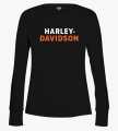 Harley-Davidson  women´s Longsleeve Stacked Name black  - R004661V