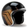 13 1/2 Skull Bucket Helm schwarz glänzend L - 917557