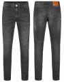 Rokkertech Tapered Slim Jeans black  - ROK1071