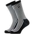 Rokker Socken Long Stripes LT weiß/schwarz  - C604029