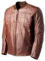 Roland Sands Hemlock Leather Jacket Alder brown  - 925832V