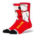 Stance The Dog Crew Socks red  - 984551V