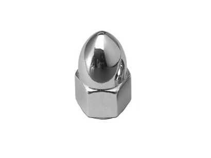 Pair Colony Chrome 10mm Domed Nuts M10 x 1,25 Threads 