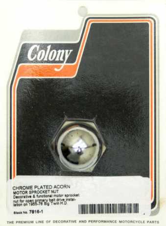 Colony Colony Custom Wellenmutter chrom 7/8"-14  - 07-0813