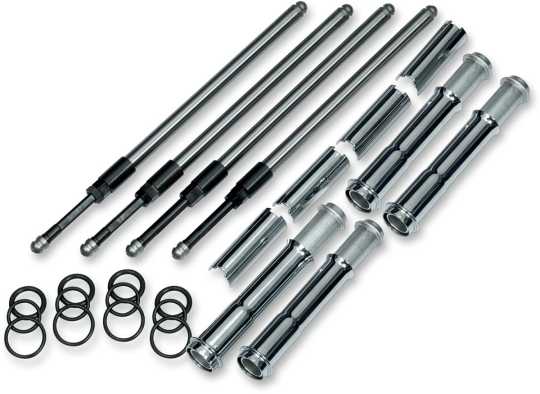 S&S Cycle S&S Quickee Pushrod Kit with Chrome Covers  - 09280088