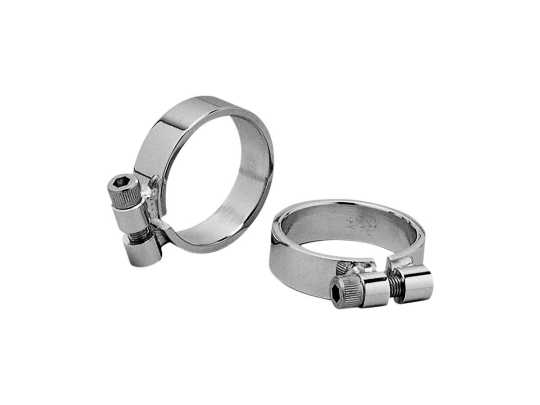 Aircraft Style Exhaust Clamp, Chrome 