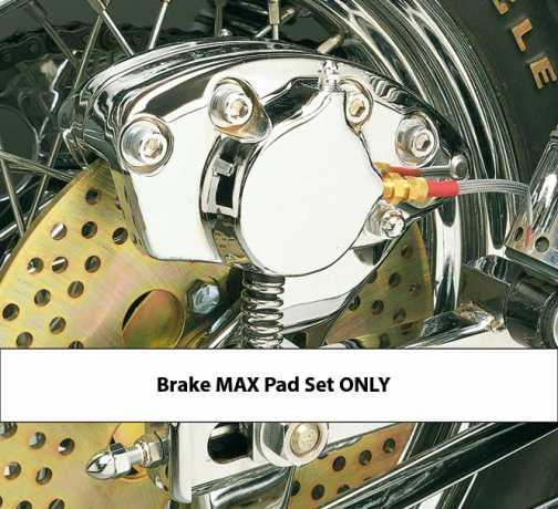 Custom Chrome Rear Brake Pad Set  - 12-435