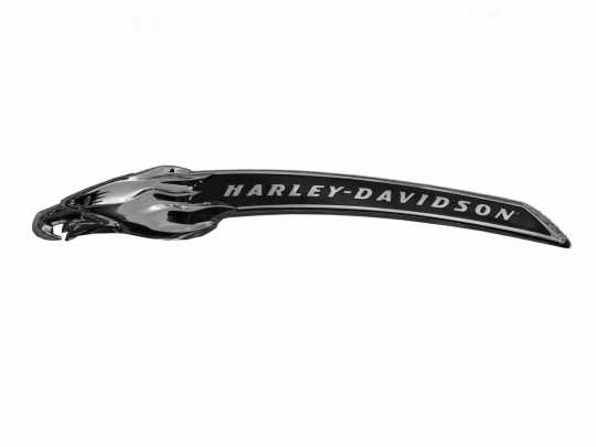 Harley-Davidson Tank Medallion links, schwarz  - 14100223
