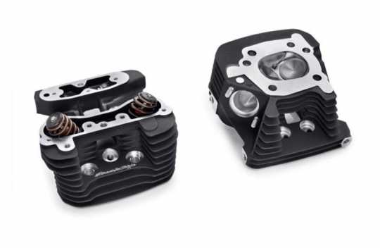 Harley-Davidson Screamin Ealge Pro CNC Ported Factory Cylinder Heads Black Non-Highlighted  - 16500074