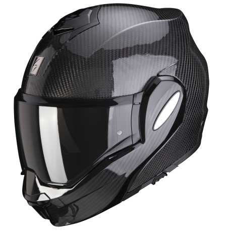 Scorpion Helmets Scorpion Exo-Tech Carbon Helm Solid schwarz  - 18-261-03