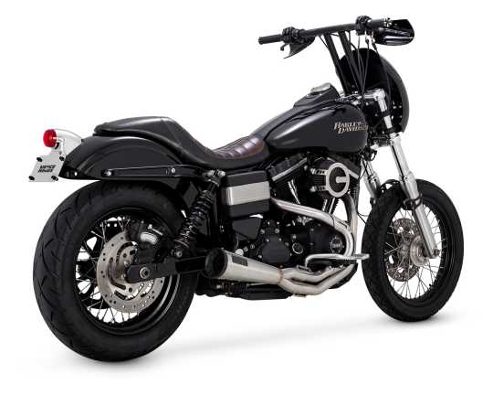 Vance & Hines 2:1 Upsweep Exhaust System stainless 