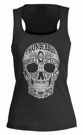 Thunderbike Clothing Thunderbike Damen Tank Top Motorcycle Skull schwarz  - 19-11-1391V