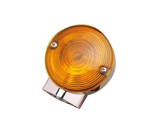 Custom Chrome Dual filament Turn Signal Kit, amber  - 19-114