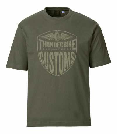 Thunderbike Clothing Thunderbike T-Shirt New Custom, olive M - 19-31-1014/000M