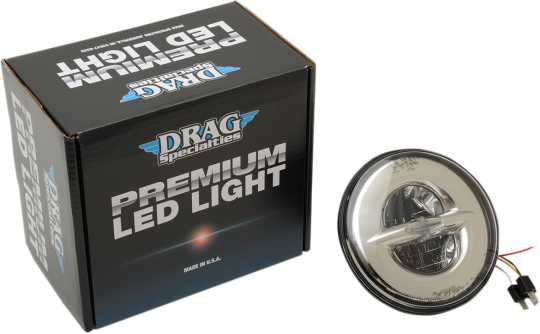 Drag Specialties Drag Specialties LED Reflector Headlight 7" chrome  - 20011542
