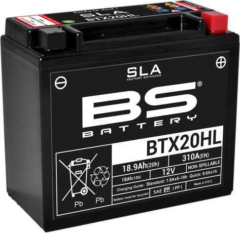 BS Battery BS Battery AGM wartungsfrei BTX20HL SLA 18Ah 310CCA  - 21130640