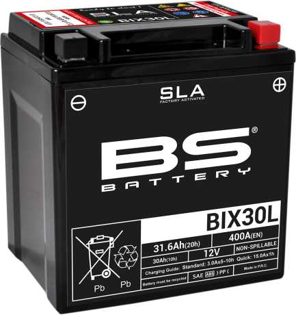 BS Battery BS Battery AGM wartungsfrei BIX30L SLA 30Ah 400CCA  - 21130644