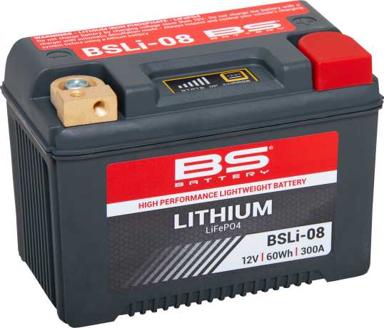 BS Battery BS Battery Lithium LiFePO4 Batterie BSLI08 5Ah 300CCA  - 21130789