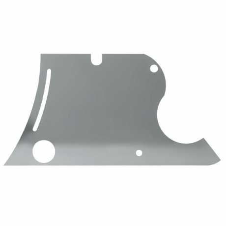 Thunderbike Battery cover steel polished right (with hole) - 22-00-010