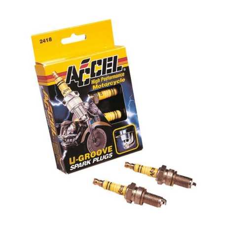 Accel Accel Spark Plugs U-Groove 2401 (2)  - 22-000