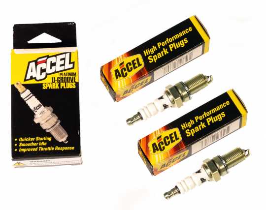 Accel Accel Platinum Spark Plugs 6R12 Y2418P  - 22-023