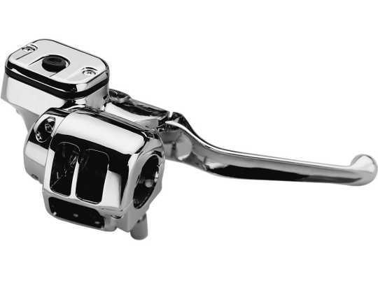 Custom Chrome Handlebar Master Cylinder 9/16" Bore, Chrome  - 23-269