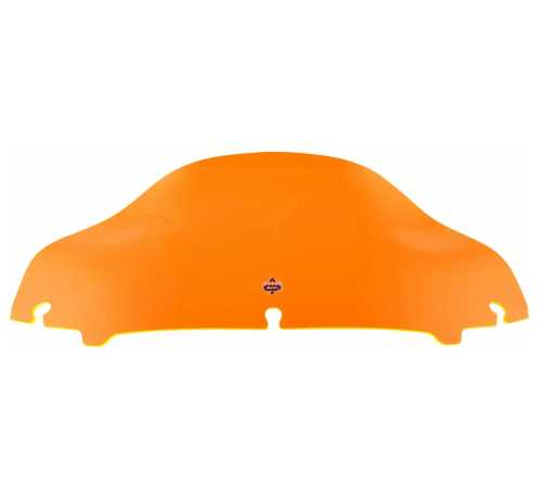 Klock Werks Ice Kolor Flare Windshield 6.5" orange 