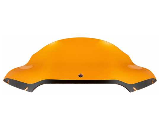 Klock Werks Kolor Flare Sport Windshield 9" orange 