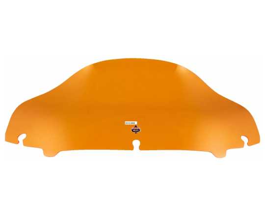 Klock Werks Kolor Flare Sport Windshield 6.5" orange 