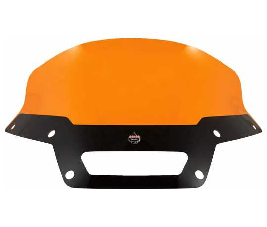 Klock Werks Kolor Flare Sport Windshield 6" orange 
