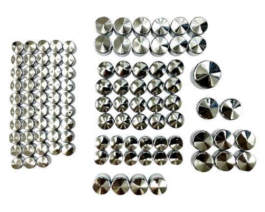 Drag Specialties Drag Specialties Bolt Cover Deluxe Kit chrom  - 24040982