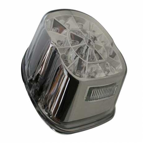 Thunderbike LED-Taillight with Smoke Glass and Chrome Deflector  - 253-370