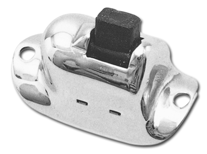 Custom Chrome Handlebar Light Switch  - 25-534