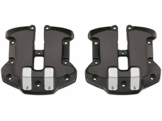 Dominion Upper Rocker Box Covers - Gloss Black with Highlighted Slots 