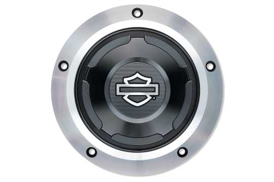 Switchback Derby Cover clear anodized & black 