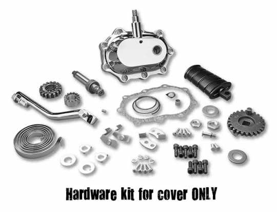 Custom Chrome Heavy Duty Kick Cover Hardware  - 25-950