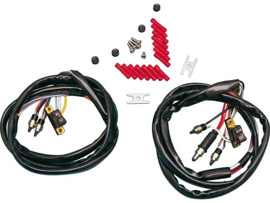 Daytona Japan Complete Handlebar Control Wire Harness black  - 26-299
