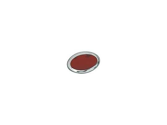Custom Chrome Lens Red Cateye Dash Repl  - 26-356