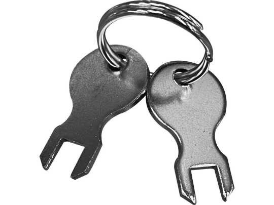 Custom Chrome Tool Box Keys (2)  - 26-474