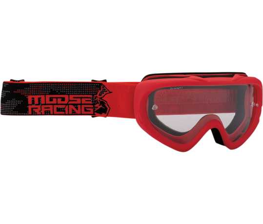 Moose Racing Moose Youth Qualifier Agroid Goggles Brille rot  - 26012661