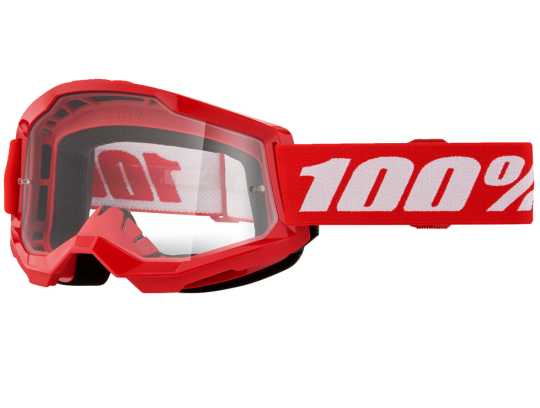 100% 100% Strata 2 Goggle red/clear  - 26013483
