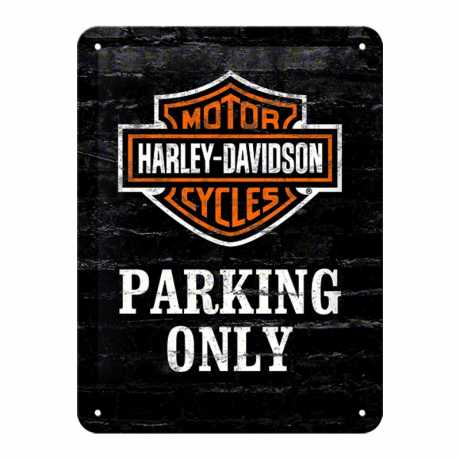 H-D Motorclothes Harley-Davidson Metal sign Parking only  - 26117