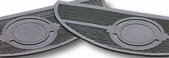 Floorboard Pads oval Black 
