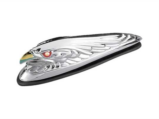 Custom Chrome Eagle Fender Ornament chrome  - 27-526